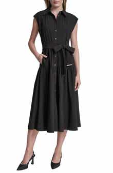 Drop Waist Shirtdress