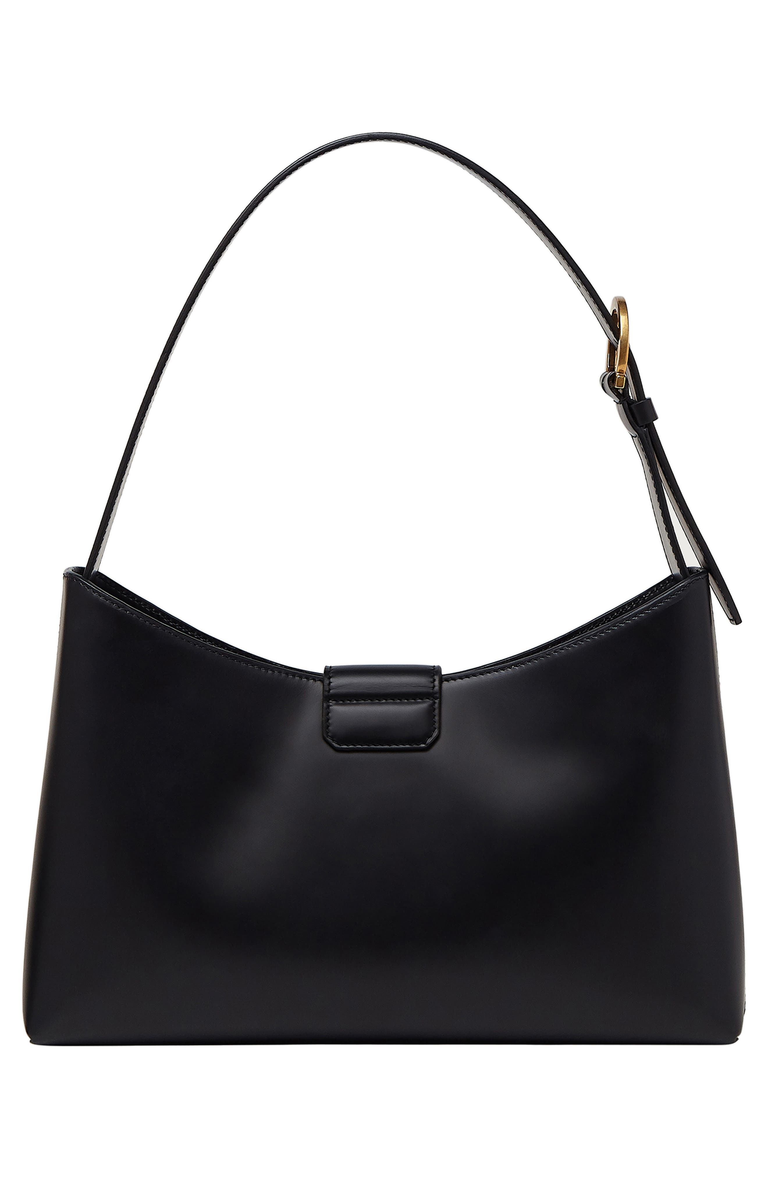 FERRAGAMO Trifolio Leather Shoulder Bag, Alternate, color, 