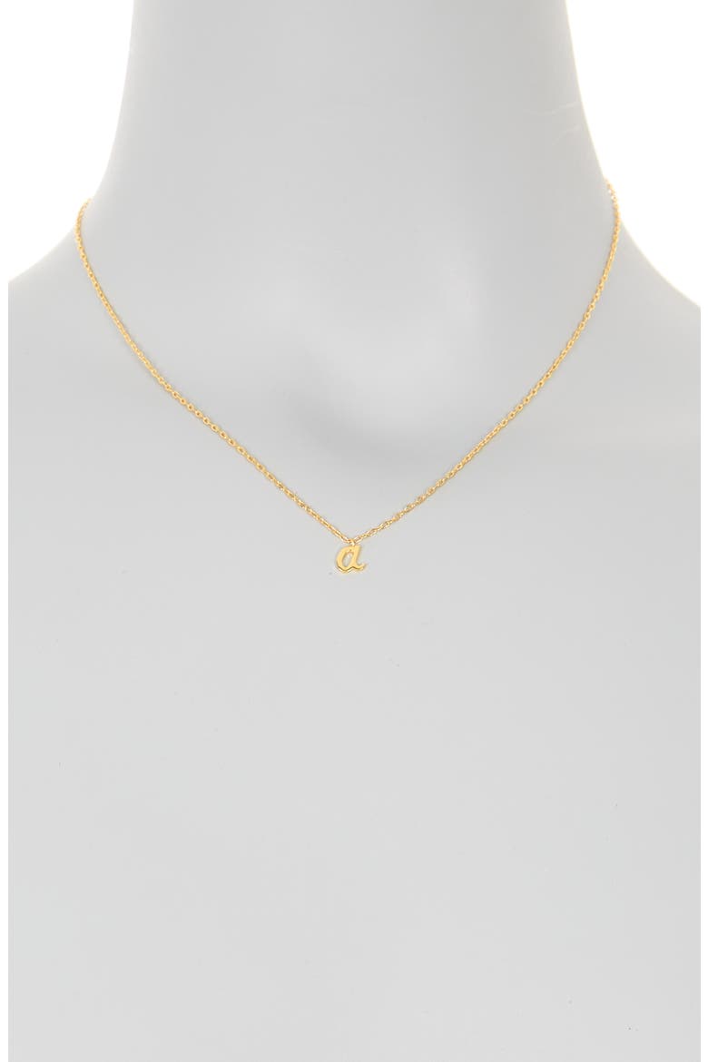letter pendant necklace, Alternate, color, GOLD-A
