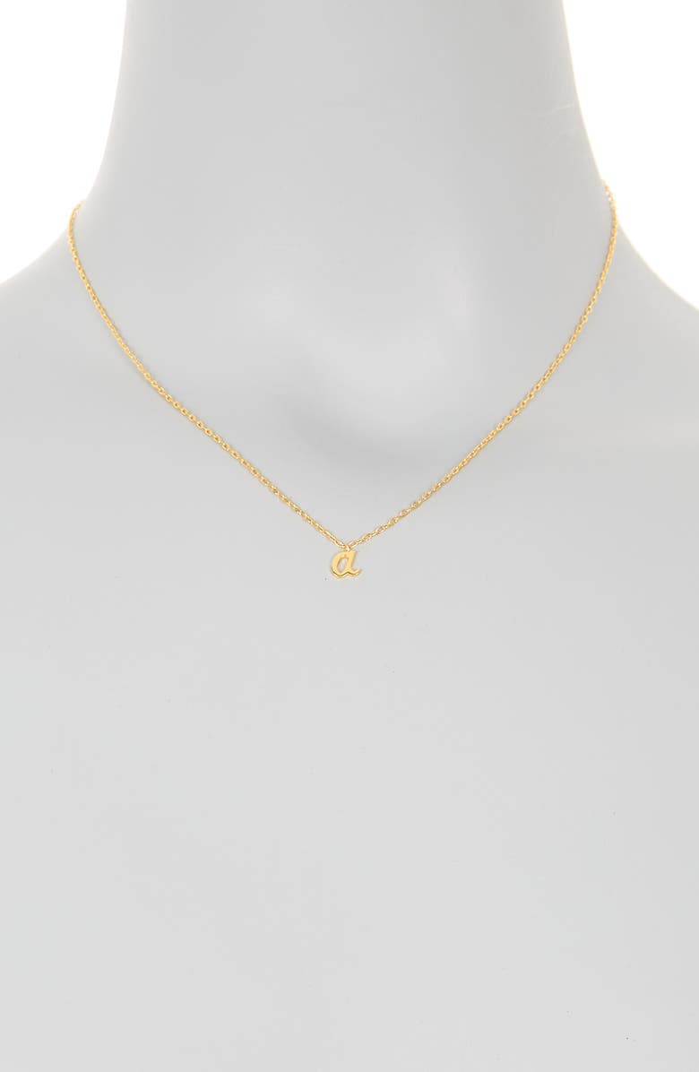 Kate Spade New York letter pendant necklace, Alternate, color, 