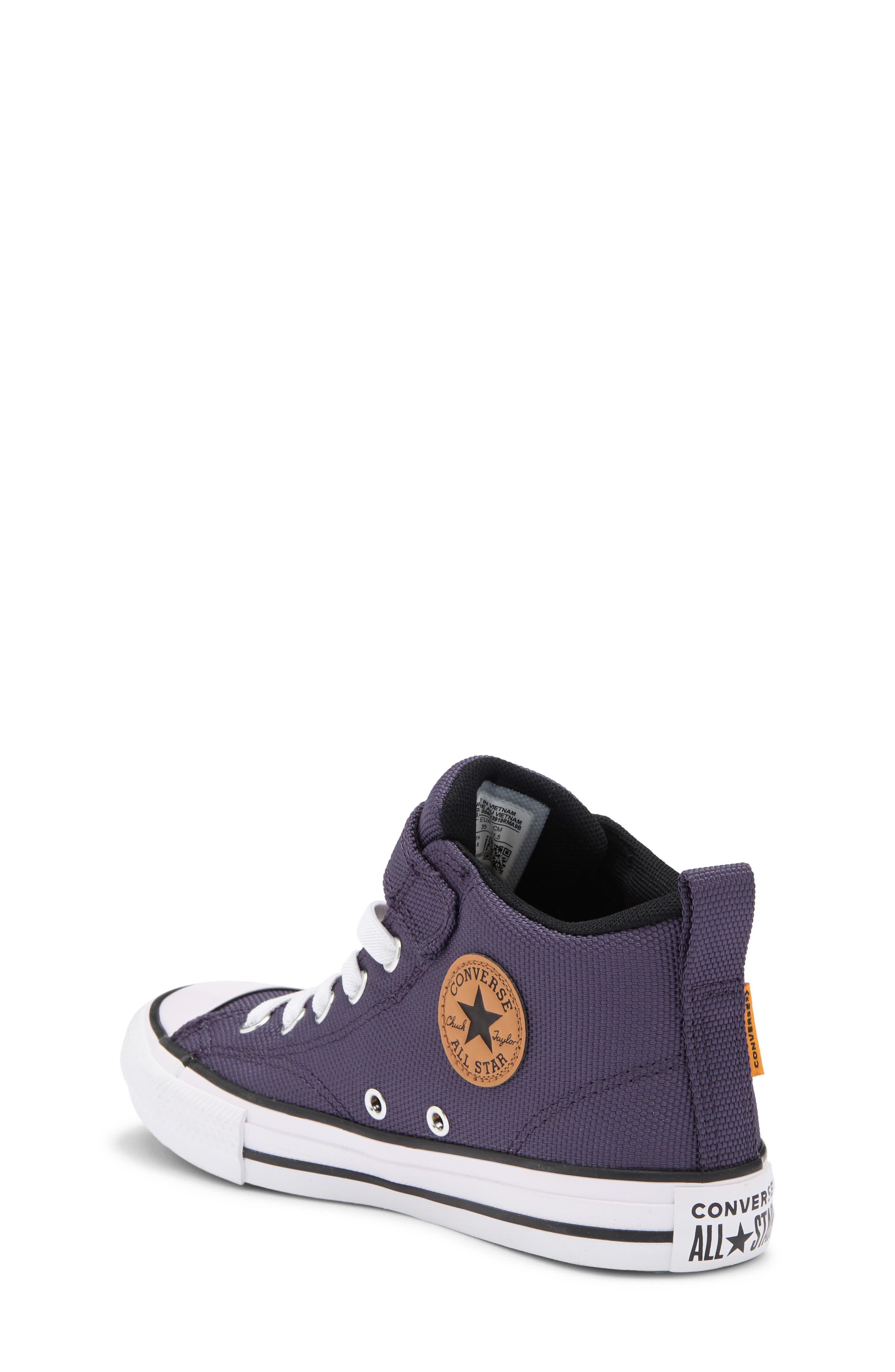 Converse Kids' Malden Street Mid Sneaker, Alternate, color, Shadow Purple