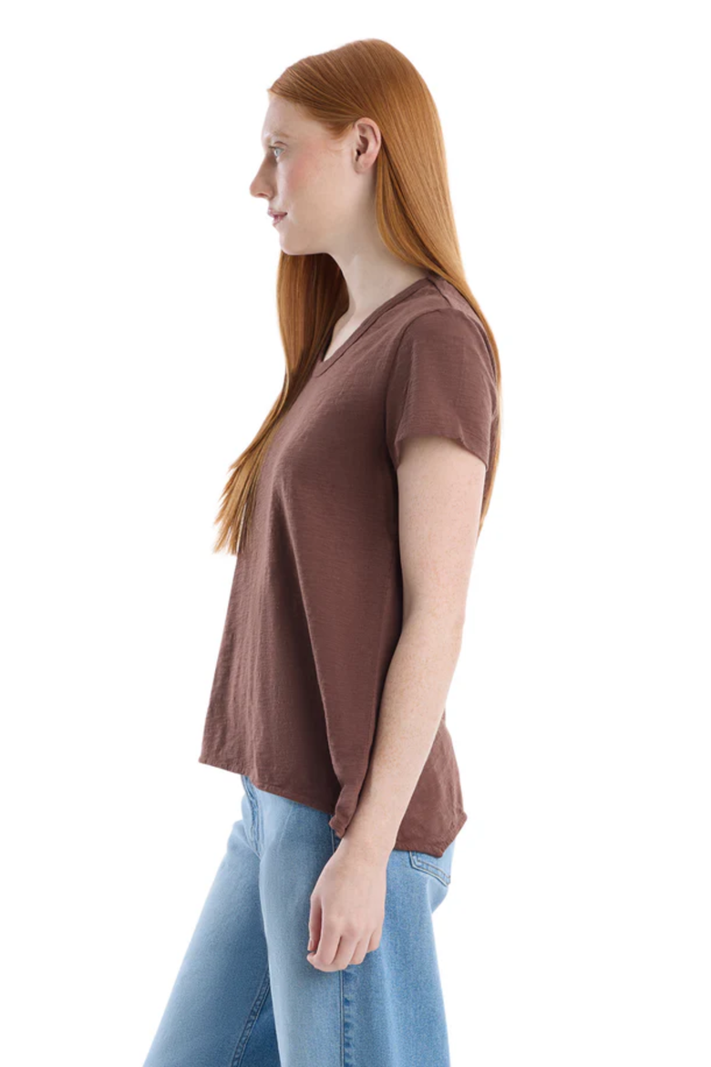 Crew Neck Short Sleeve Shrunken Boyfriend Tee, Alternate, color, White