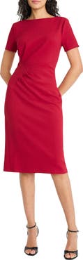 Maggy London Zigzag Knit Sheath Dress