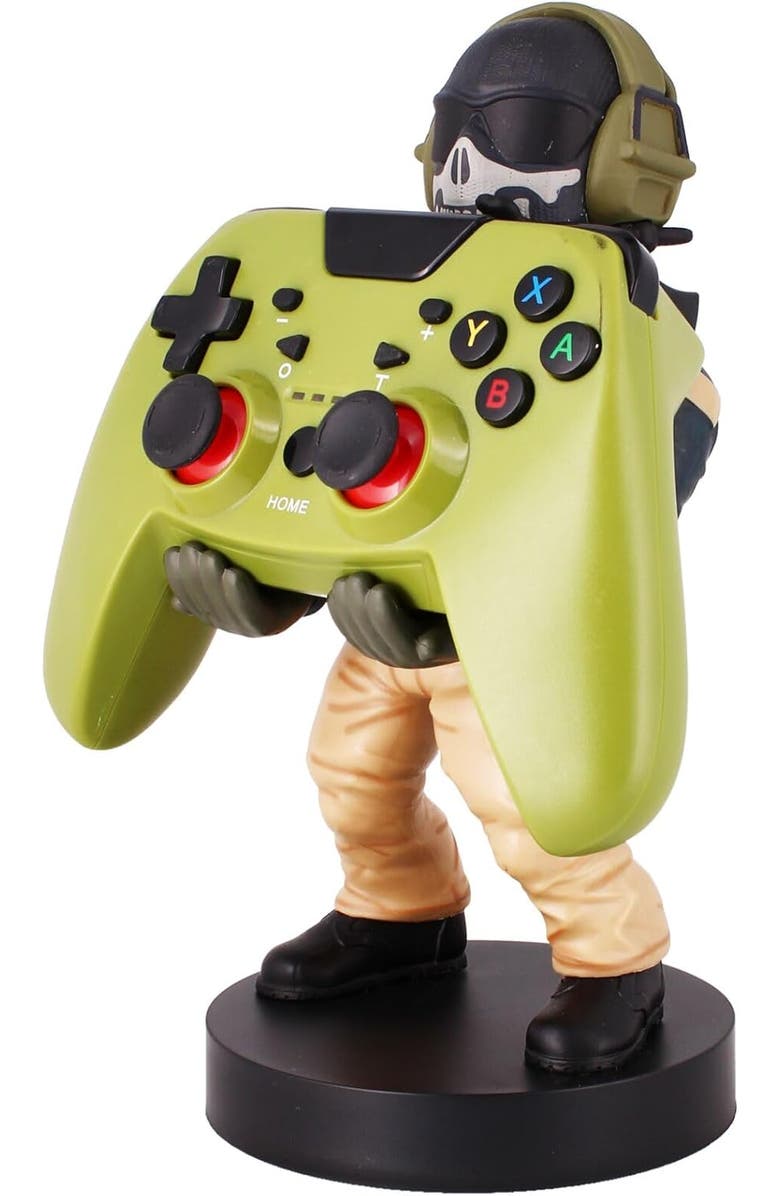 Exquisite Gaming Call of Duty Lt. Simon "Ghost" Riley Mobile Phone & Gaming Controller Holder, Alternate, color, Multicolored