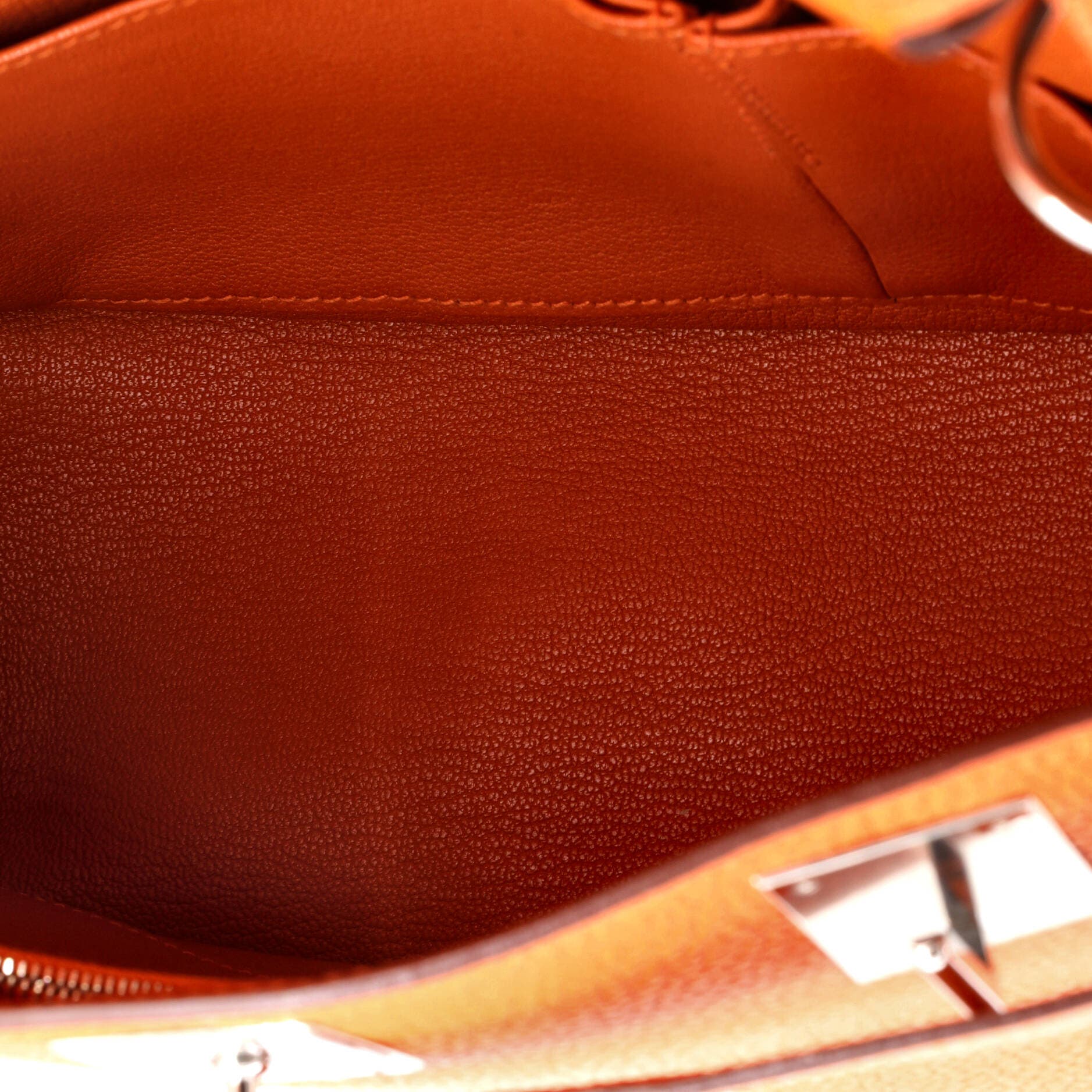 Pre-Owned Hermes Jypsiere Bag Clemence 28, Alternate, color, Orange H