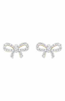 EFFY Diamond Bow Stud Earrings