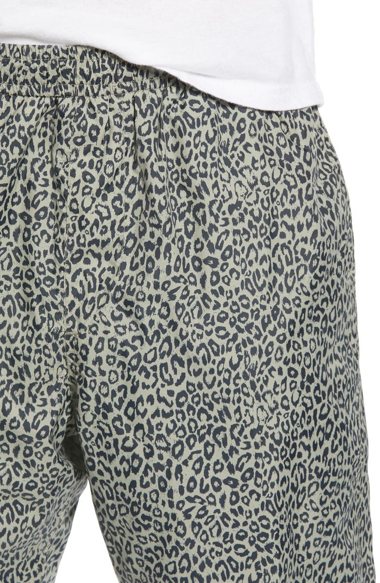 Obey Easy Pant II Leopard Print Jogger Pants, Alternate, color,