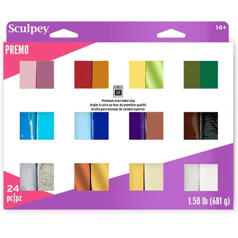 Polymer Clay Premo Multipack Sampler (24) 1oz