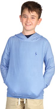 TailorByrd Kids' Stripe Performance Hoodie