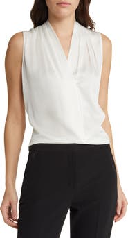 KOBI HALPERIN 'Mila' Sleeveless Stretch Silk Blouse