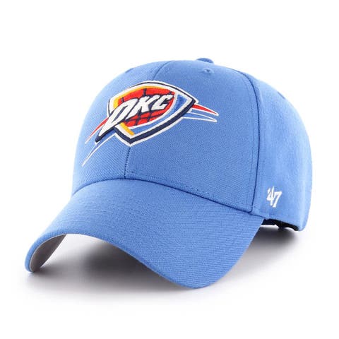 Men's '47 Blue Oklahoma City Thunder Core Logo MVP Adjustable Hat