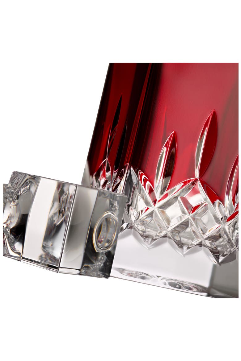 Lismore Red Crystal Decanter, Alternate, color, RED