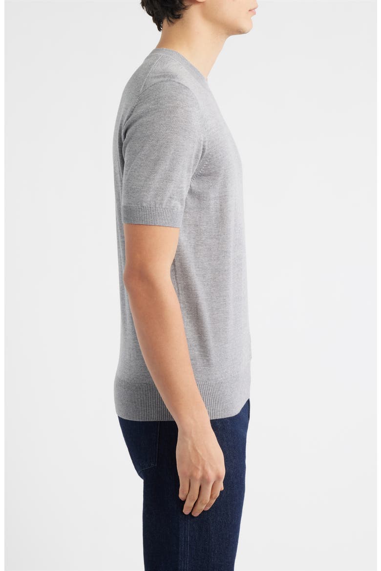 Umauro Wool Knit T-Shirt, Alternate, color, SILVER