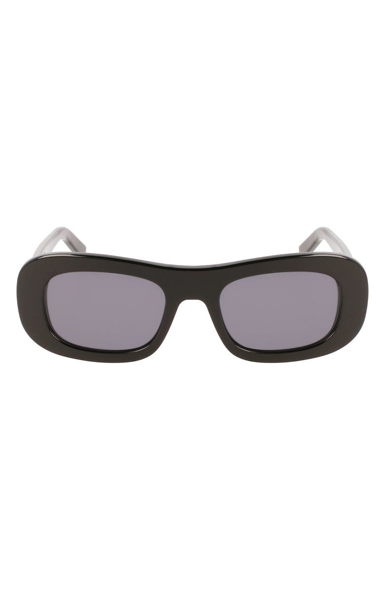 FERRAGAMO Classic 51mm Oval Sunglasses, Main, color,