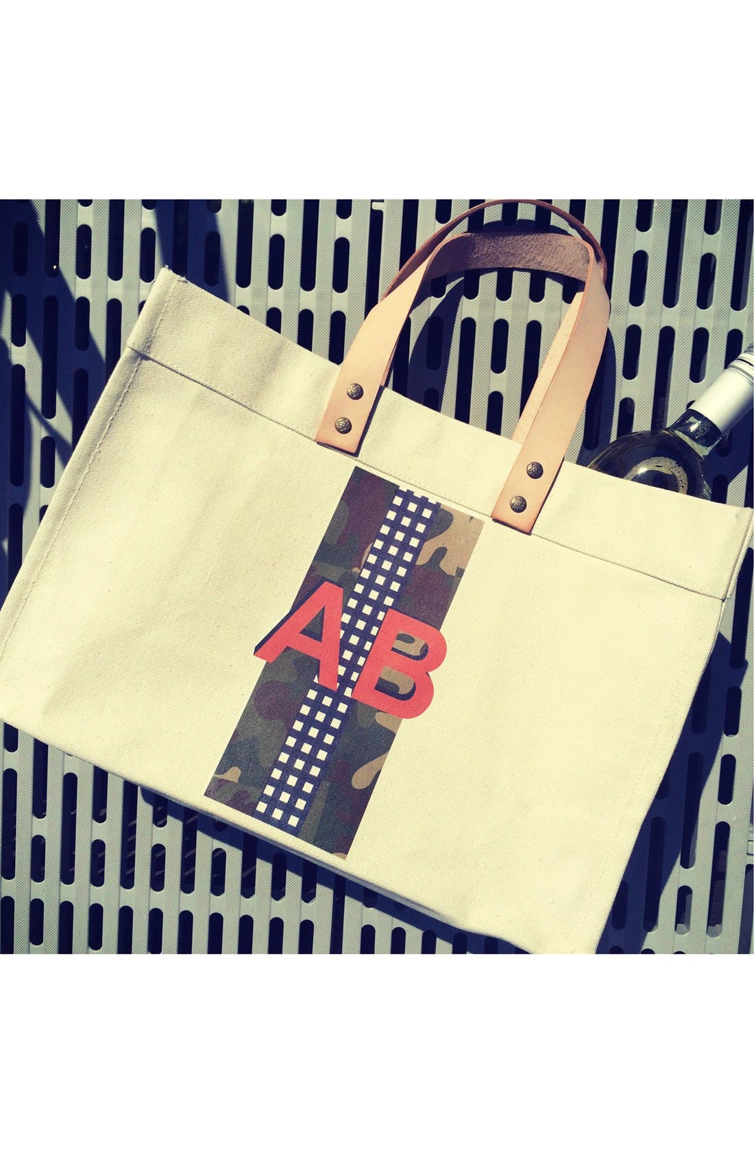 small classic monogram canvas tote, Alternate, color, MARRAKECH