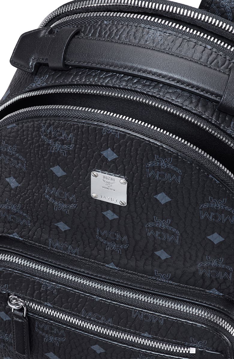 MCM Stark 32 Visetos Coated Canvas Backpack, Alternate, color,