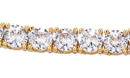 Eye Candy Los Angeles Lincoln Cubic Zirconia Tennis Necklace In White/gold