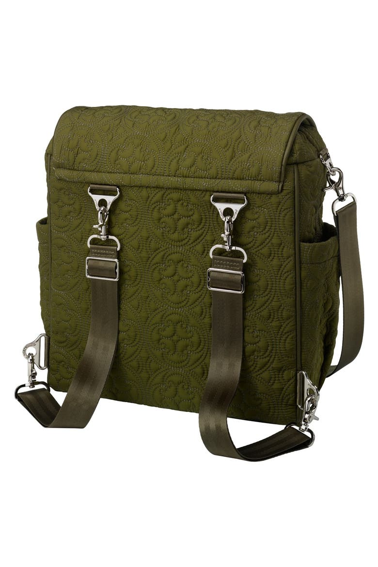 'Embossed Boxy' Backpack Diaper Bag, Alternate, color, REGENTS PARK STOP