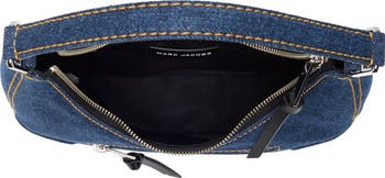 Denim Cruiser Small Crescent Shoulder Bag