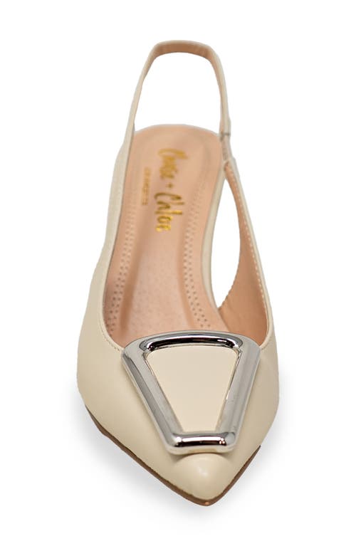 Chase & Chloe Chase And Chloe Amalia Slingback Pump