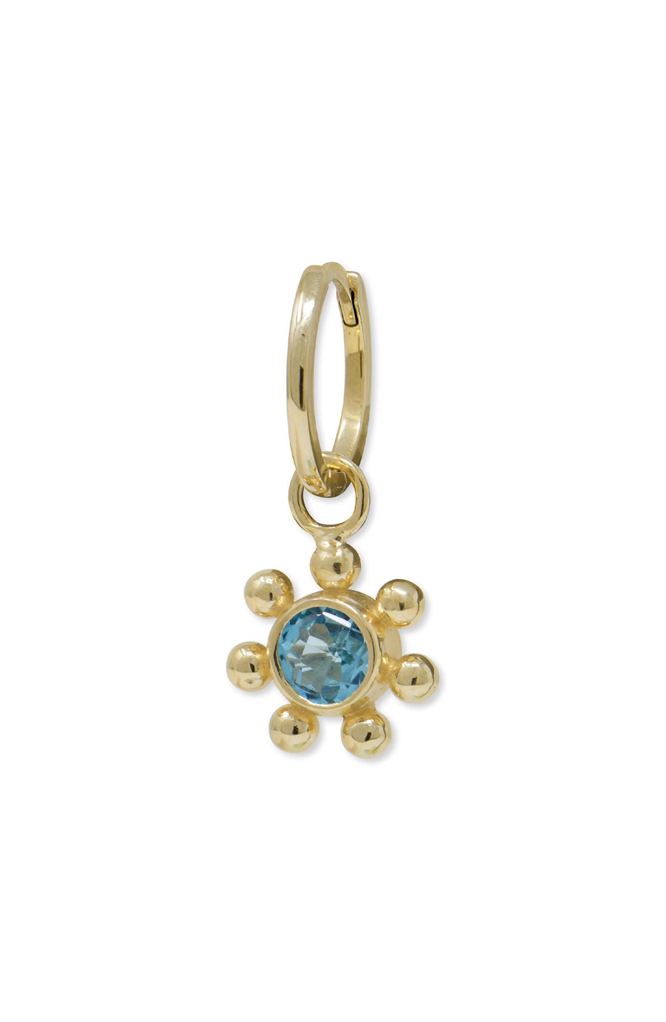 selected 14K YELLOW GOLD/ BLUE TOPAZ