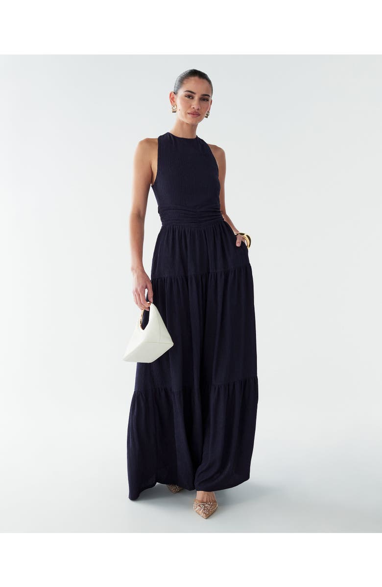 BWLDR Brooks Maxi Dress, Alternate, color, Navy Blue
