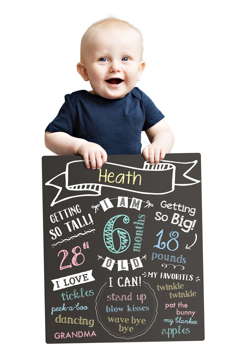 Pearhead All About Baby Chalkboard, Alternate, color,