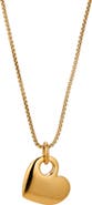 Nadri Sunlight Heart Pendant Necklace