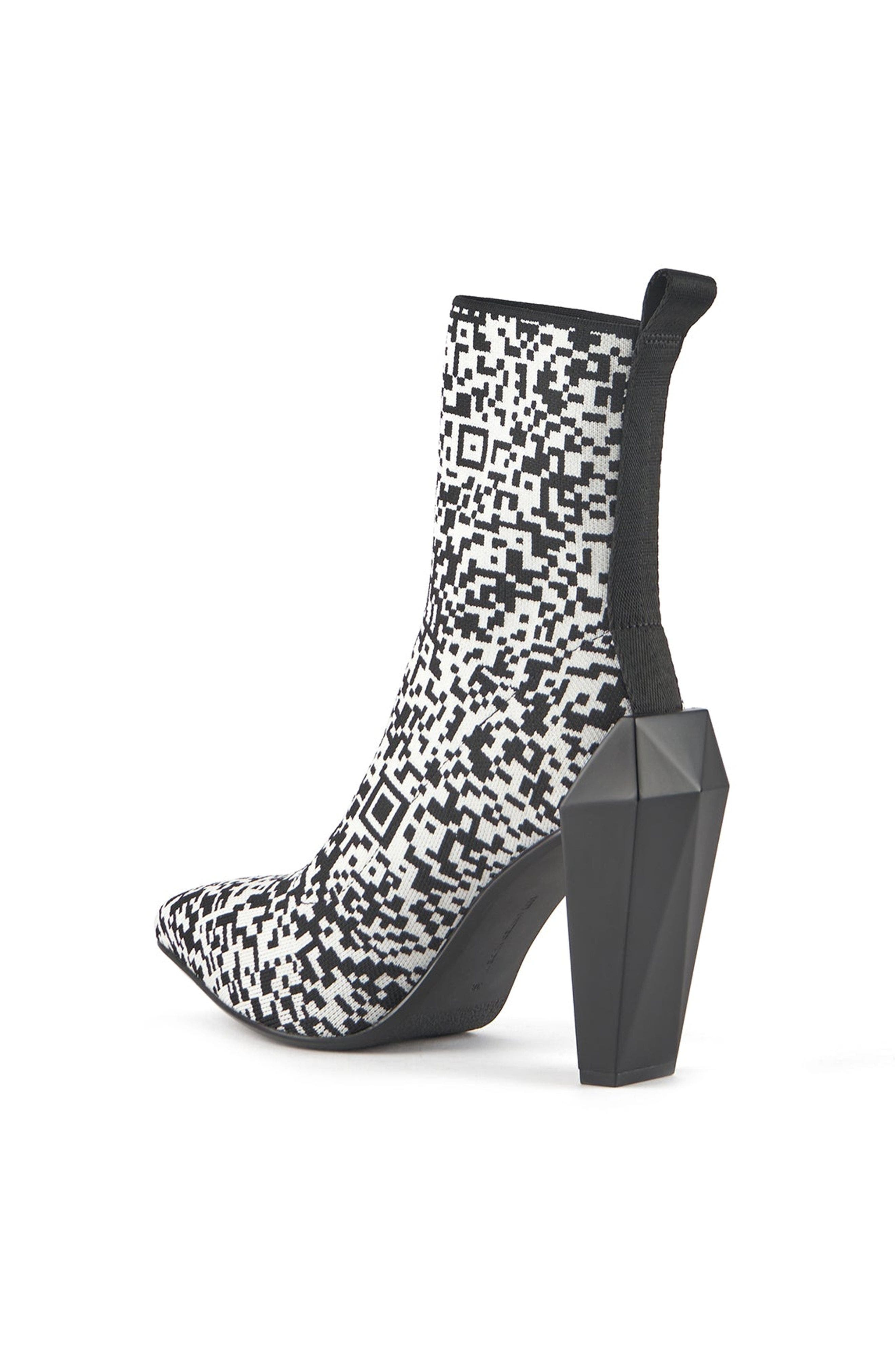 United Nude Gem Platform Sock Bootie, Alternate, color, Qr