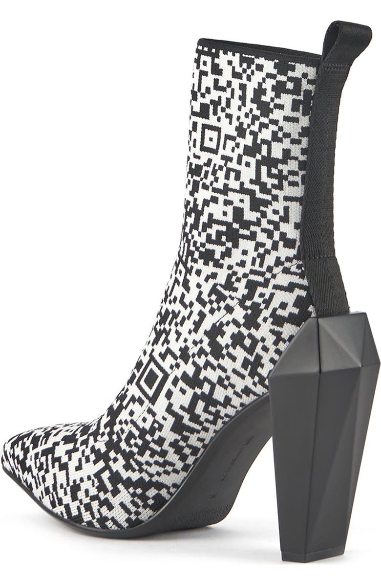 United Nude Gem Platform Sock Bootie, Alternate, color, Qr