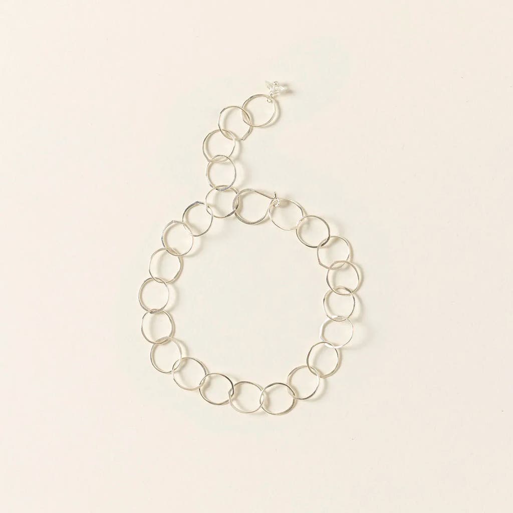 Britta Ambauen Sterling Silver Herkimer Diamond Sparkle Bracelet In Silver