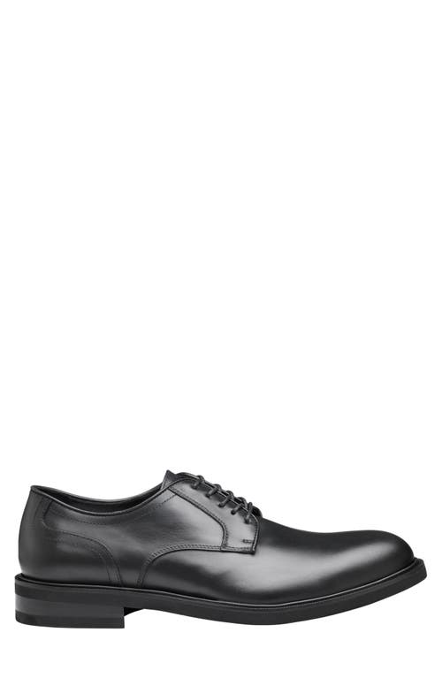 Johnston & Murphy Collection Johnston & Murphy Hartley Plain Toe Derby In Black