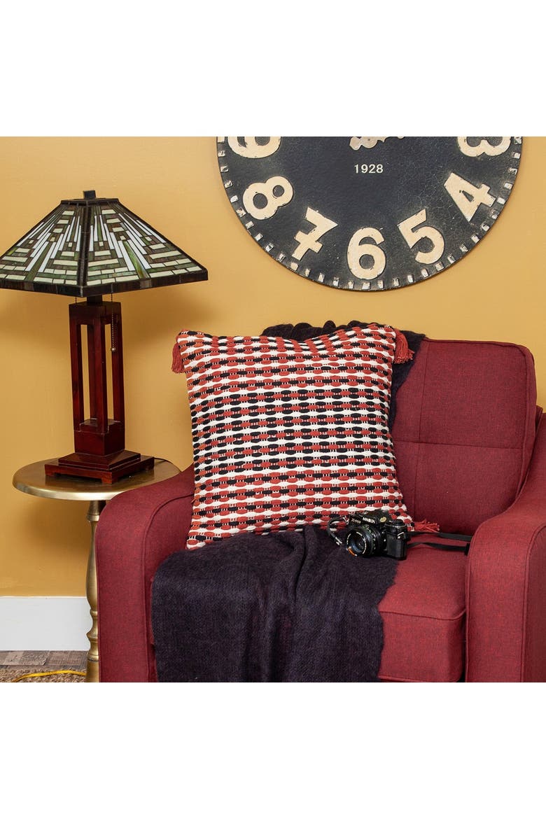 Dafne Transitional Multicolored Throw Pillow, Alternate, color, MULTICOLORED