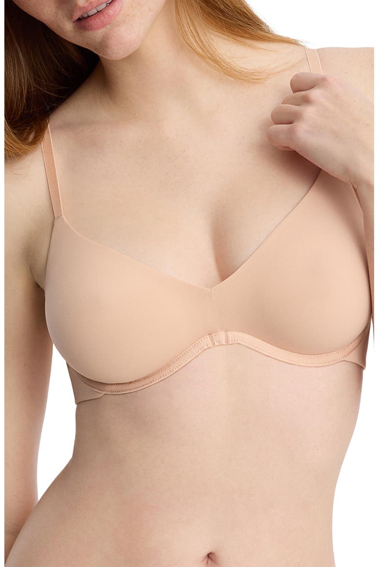 Insider Seamless Underwire Bra, Alternate, color, Coral Sand