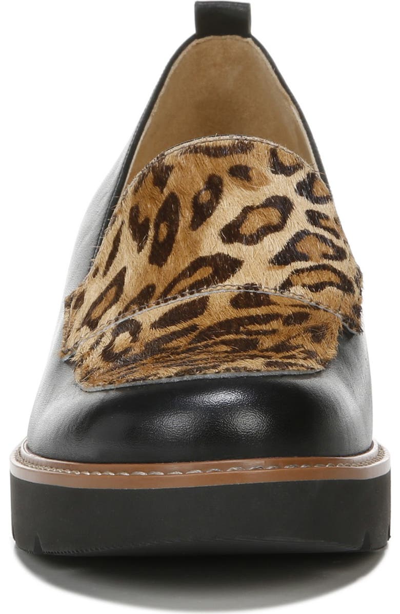 Naturalizer Darry2 Genuine Calf Hair Accent Loafer, Alternate, color, Black Cheetah