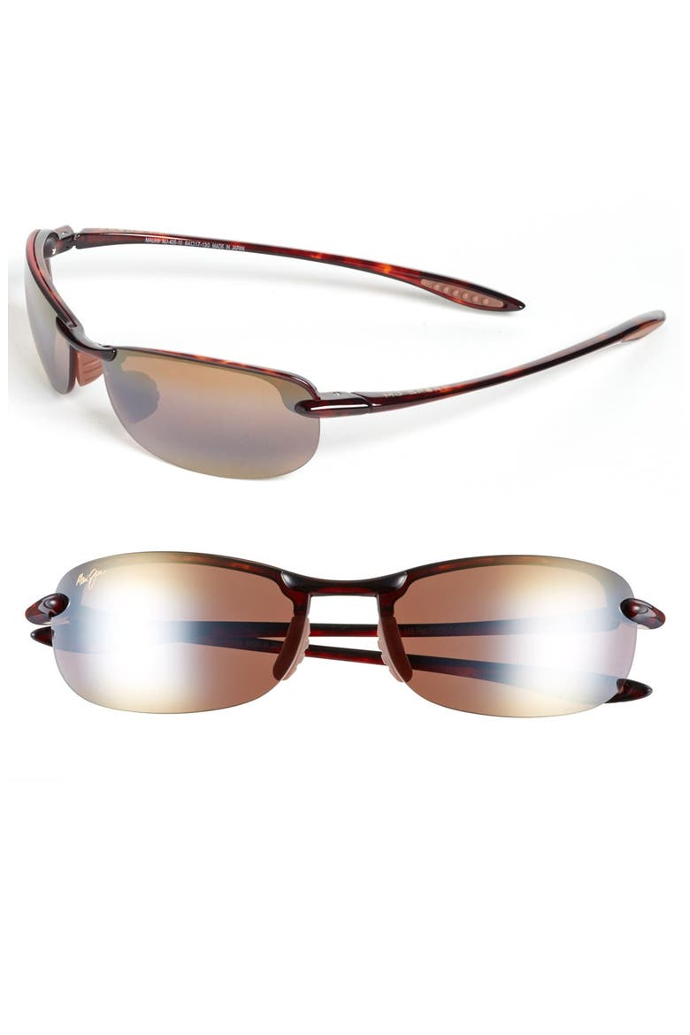'Makaha - PolarizedPlus®2' 63mm Sunglasses, Main, color, TORTOISE