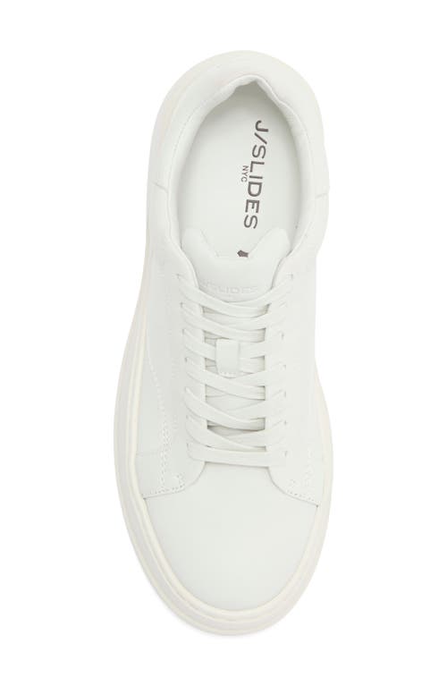 Jslides Jo Platform Sneaker In White