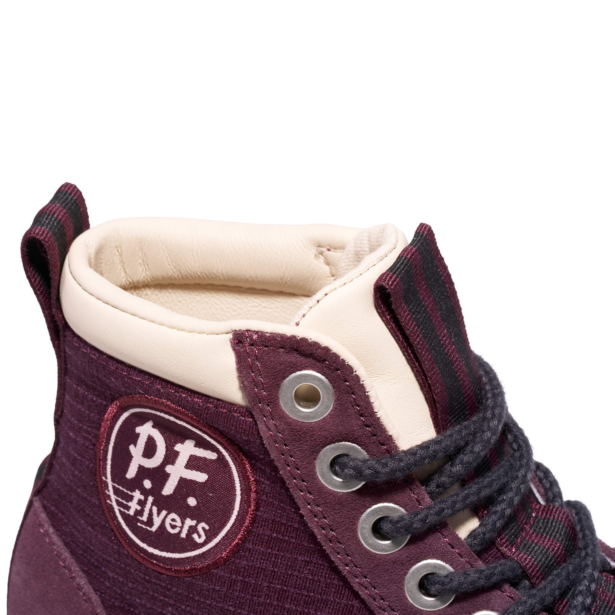 P.F. Flyers Grounder Hiker High-Top Sneaker, Alternate, color, Burgundy