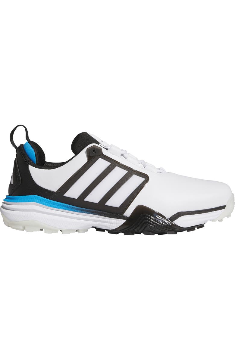 adidas Adipower 26 Spikeless Golf Shoe, Alternate, color, White/ Black/ Blue