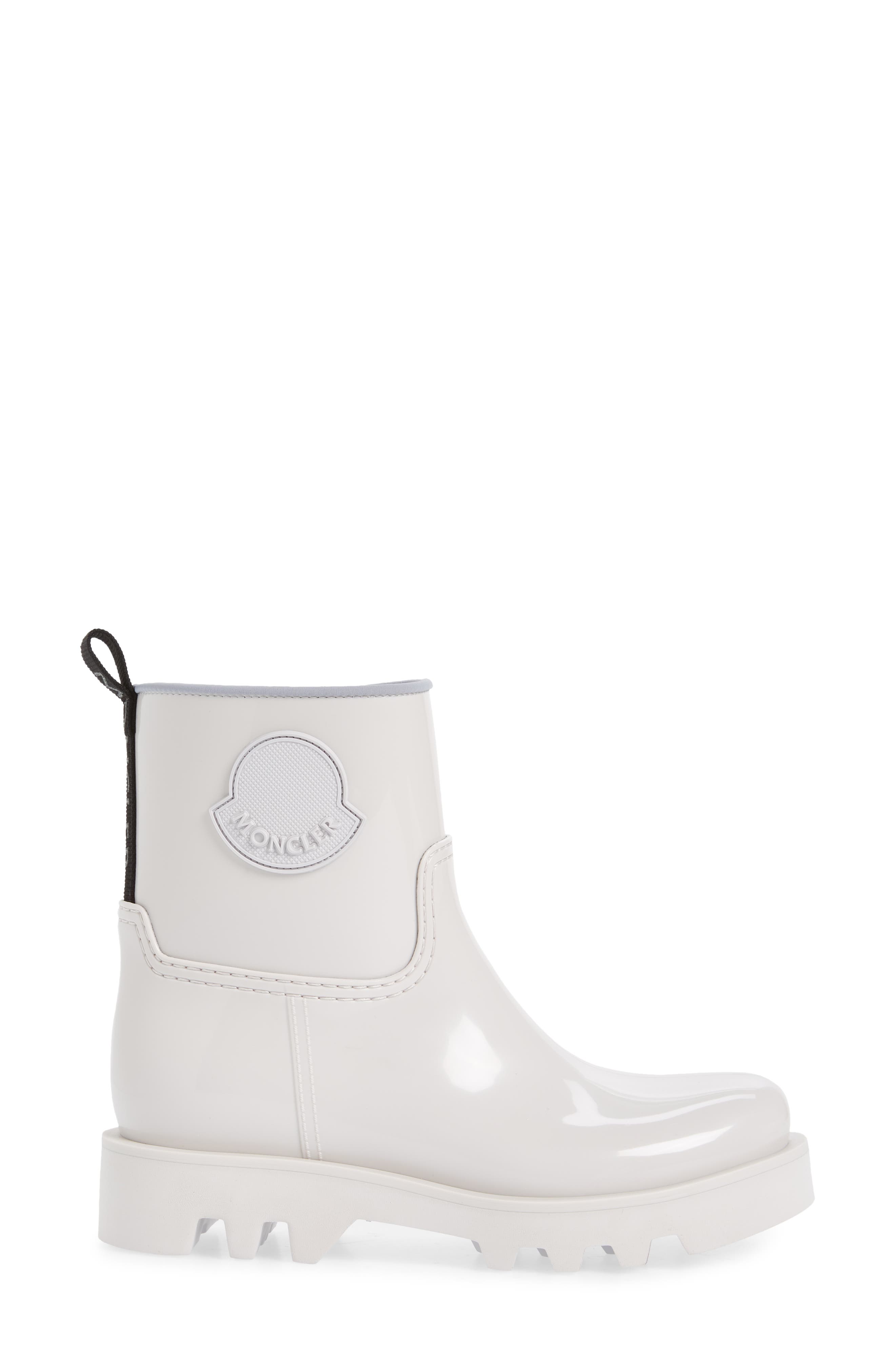 Moncler Ginette Logo Waterproof Rain Boot, Alternate, color, 
