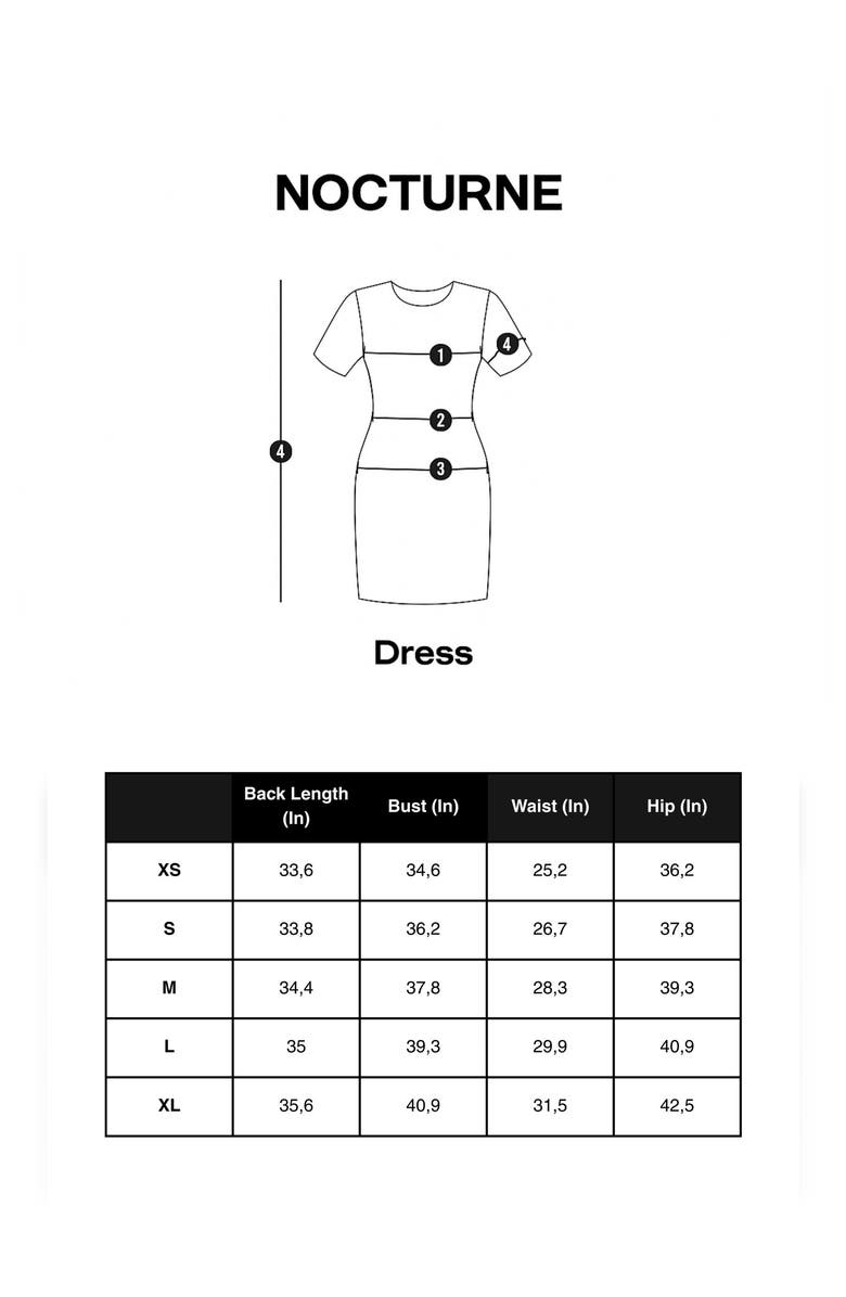 Nocturne Tailored Mini Dress, Alternate, color, Black