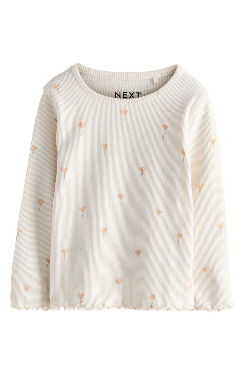 NEXT Kids' Assorted 5-Pack Long Sleeve Rib T-Shirts, Alternate, color, Green