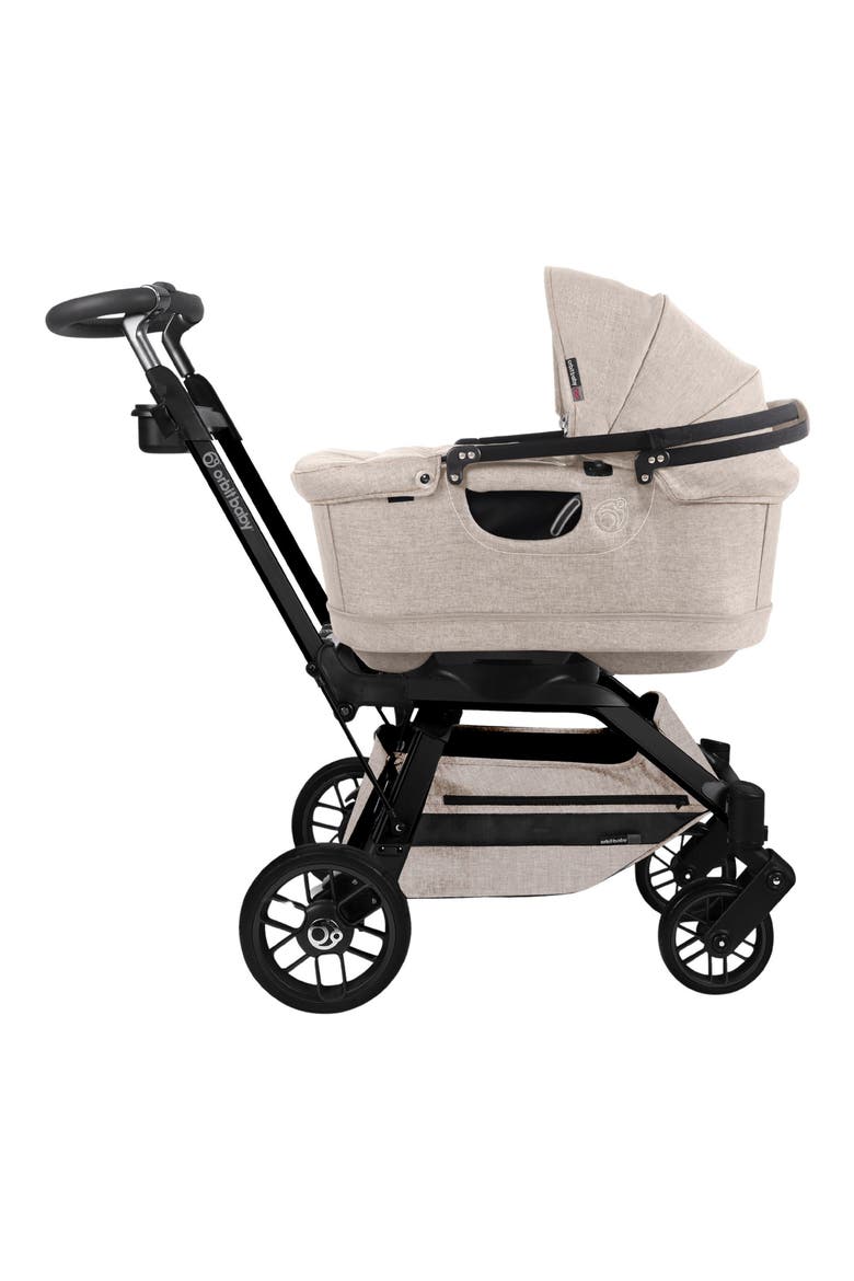 Stroll & Lounge G5 Bassinet & Stroller Travel System, Alternate, color, FLAX/ BLACK