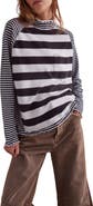 Free People Punk Playful Stripe Long Sleeve T-Shirt