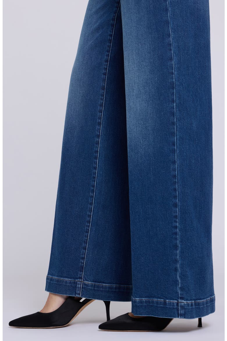 Teresa High Waist Wide Leg Jeans, Alternate, color, BLAZE