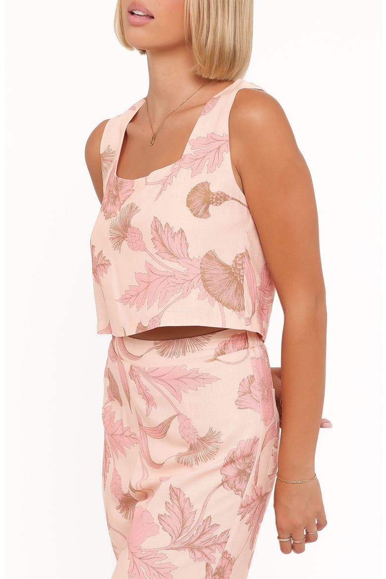 Devlin Floral Crop Tank, Alternate, color, PINK FLORAL