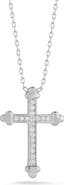 GLAZE JEWELRY Cubic Zirconia Cross Pendnat Necklace
