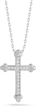 GLAZE JEWELRY Pavé CZ Cross Pendant Necklace