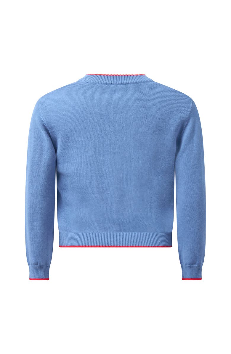 Rachel Riley ABC V-neck Sweater, Alternate, color, Blue