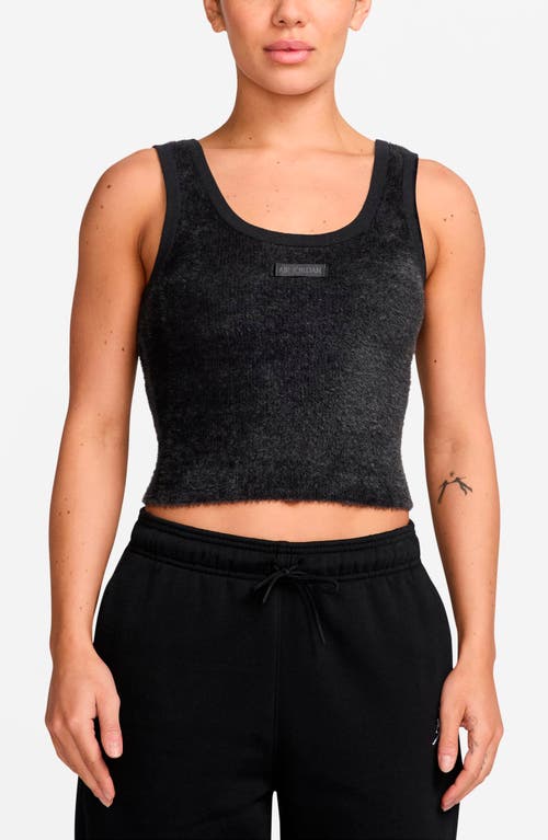 Jordan Air Sweater Tank In Black